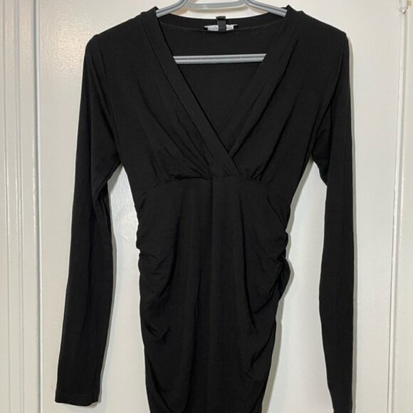 Isabella Oliver Black Maternity Dress size 2 - Picture 7 of 9